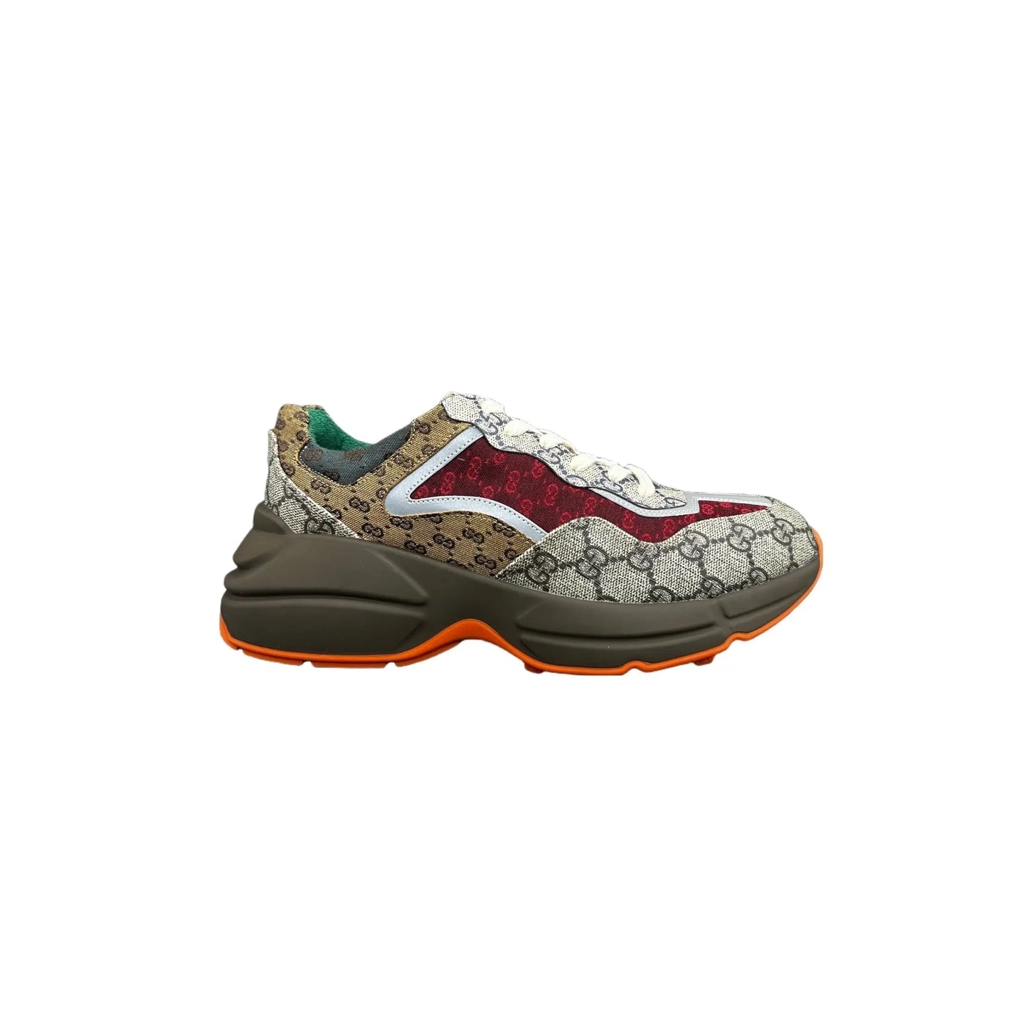 Gucci | Rhyton GG Sneakers | Red Green Monogram Gucci