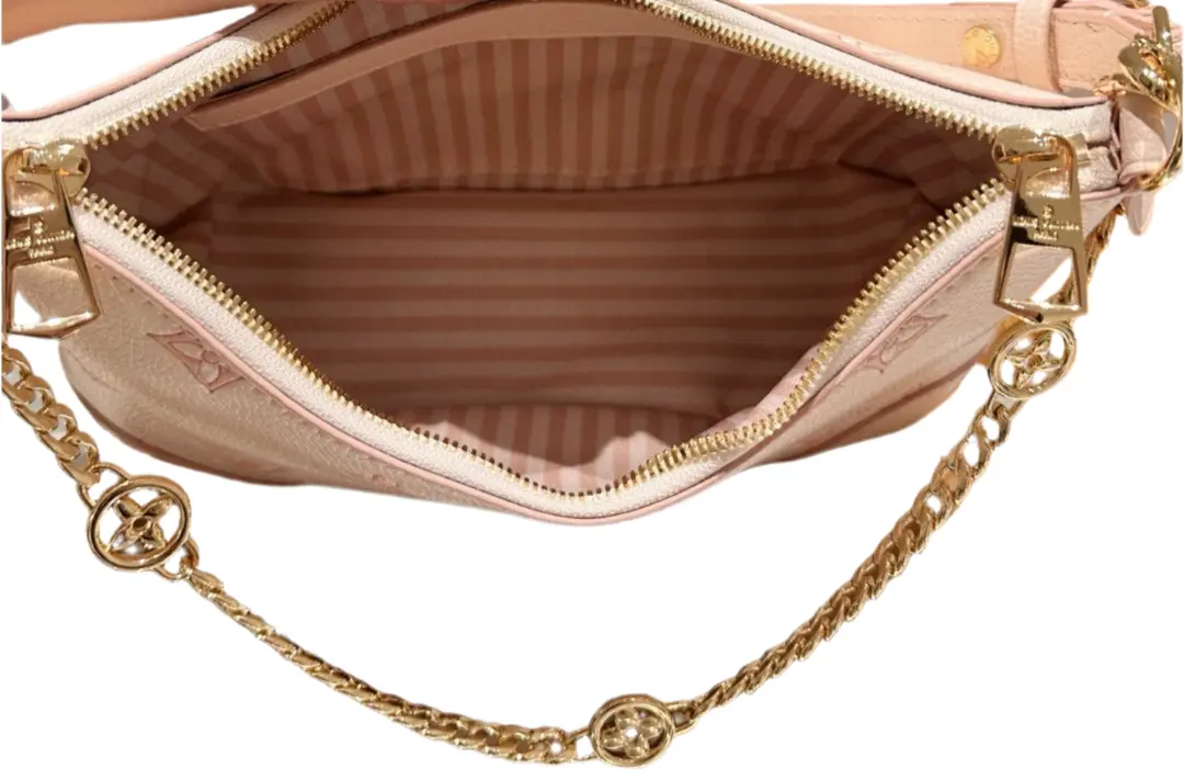 Louis Vuitton | Boulogne Light Pink, Monogram Empreinte Leather Bag | Eden Louis Vuitton