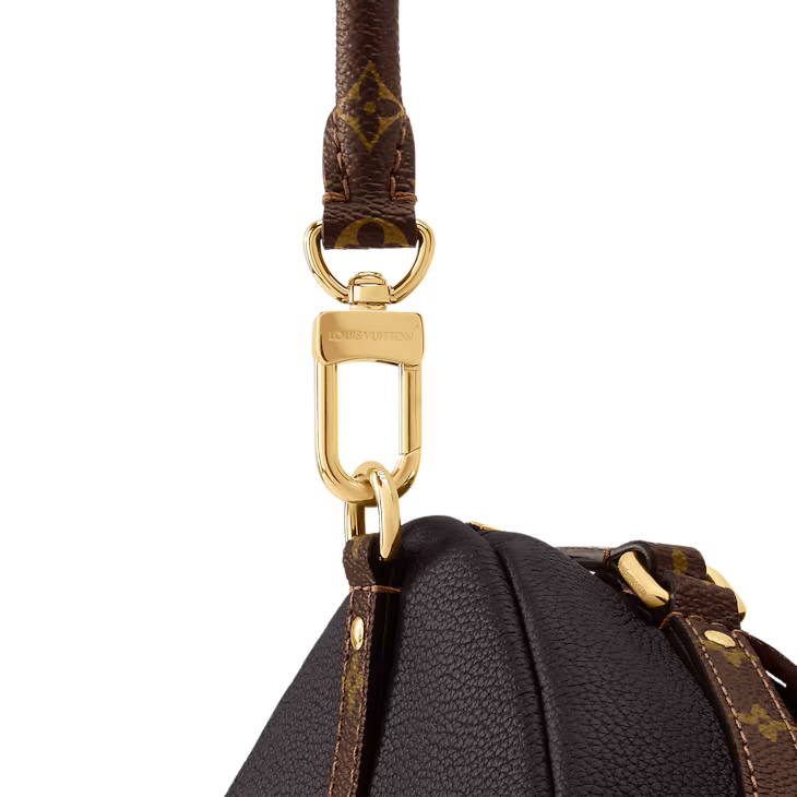 Louis Vuitton Express MM – Mahogany Leather & Monogram Canvas | Authentic Designer Handbag Louis Vuitton