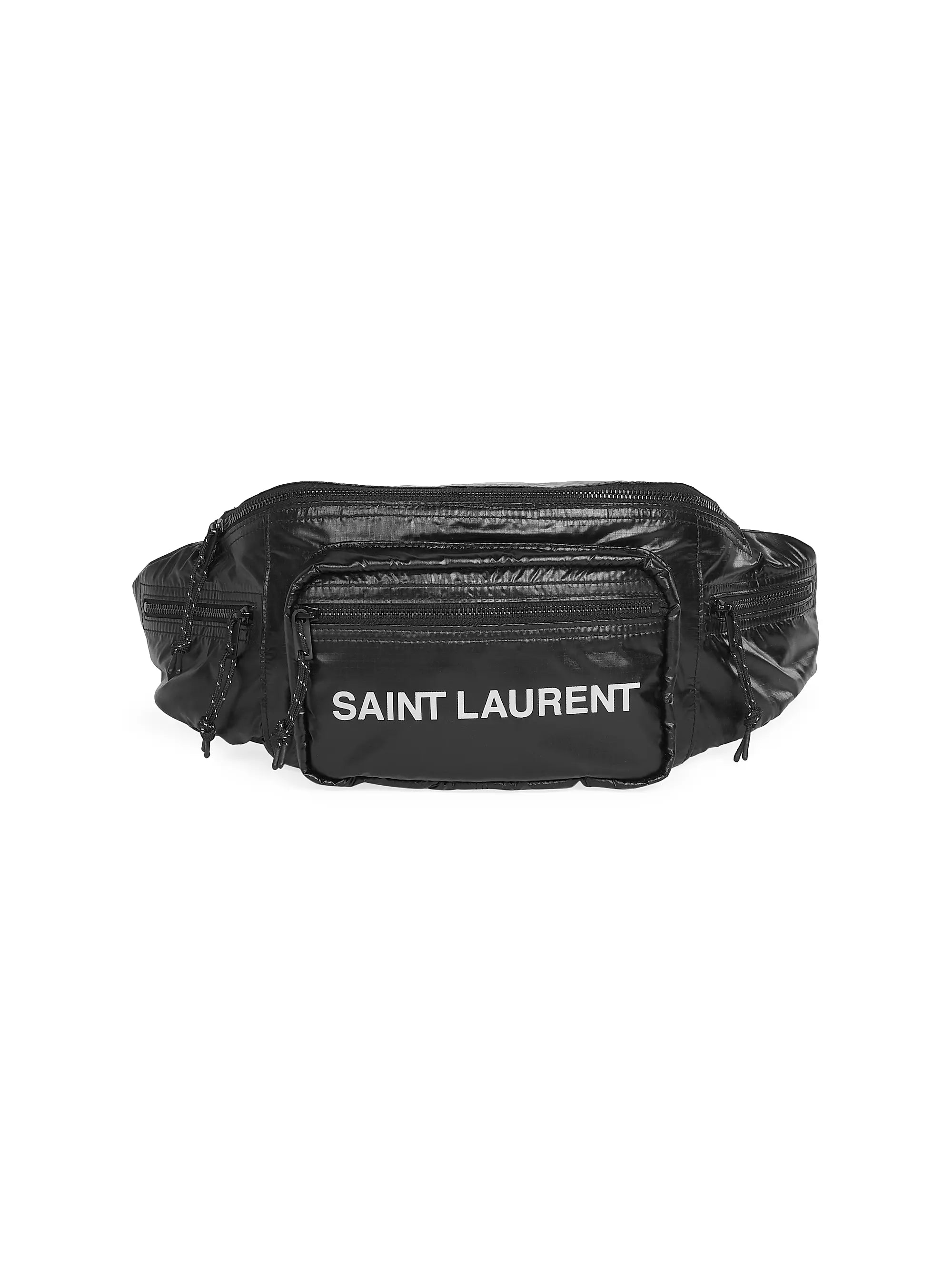 Saint Laurent | Logo Belt Bag in Black Argento
