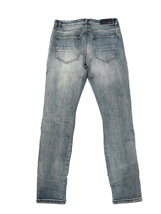Amiri | Distressed Skelly Slim Denim Jeans Amiri