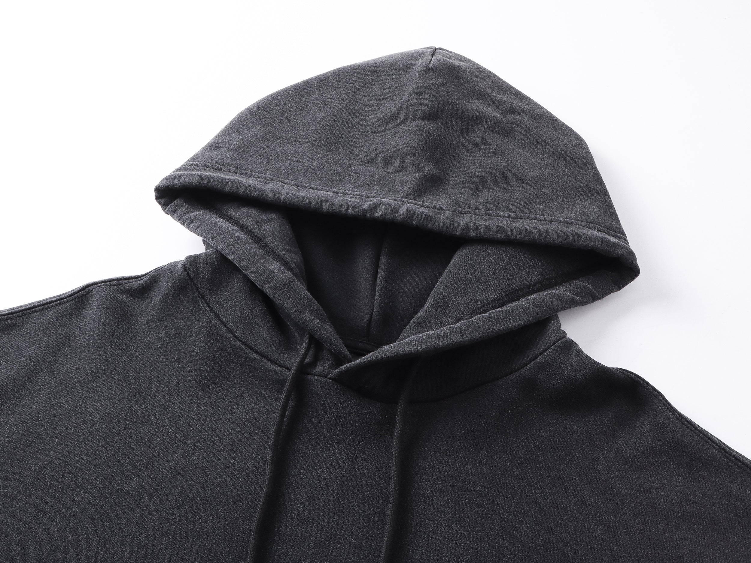Balenciaga | Charcoal BB Distorted Logo Hoodie