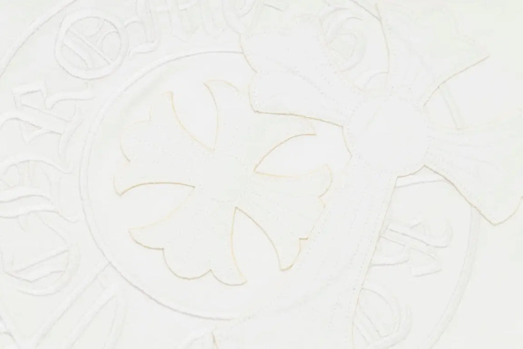 Chrome Hearts | Embossed Logo Tee | Black & White Chrome Hearts