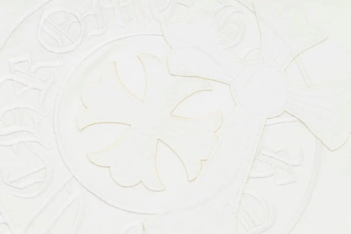 Chrome Hearts | Embossed Logo Tee | Black & White Chrome Hearts