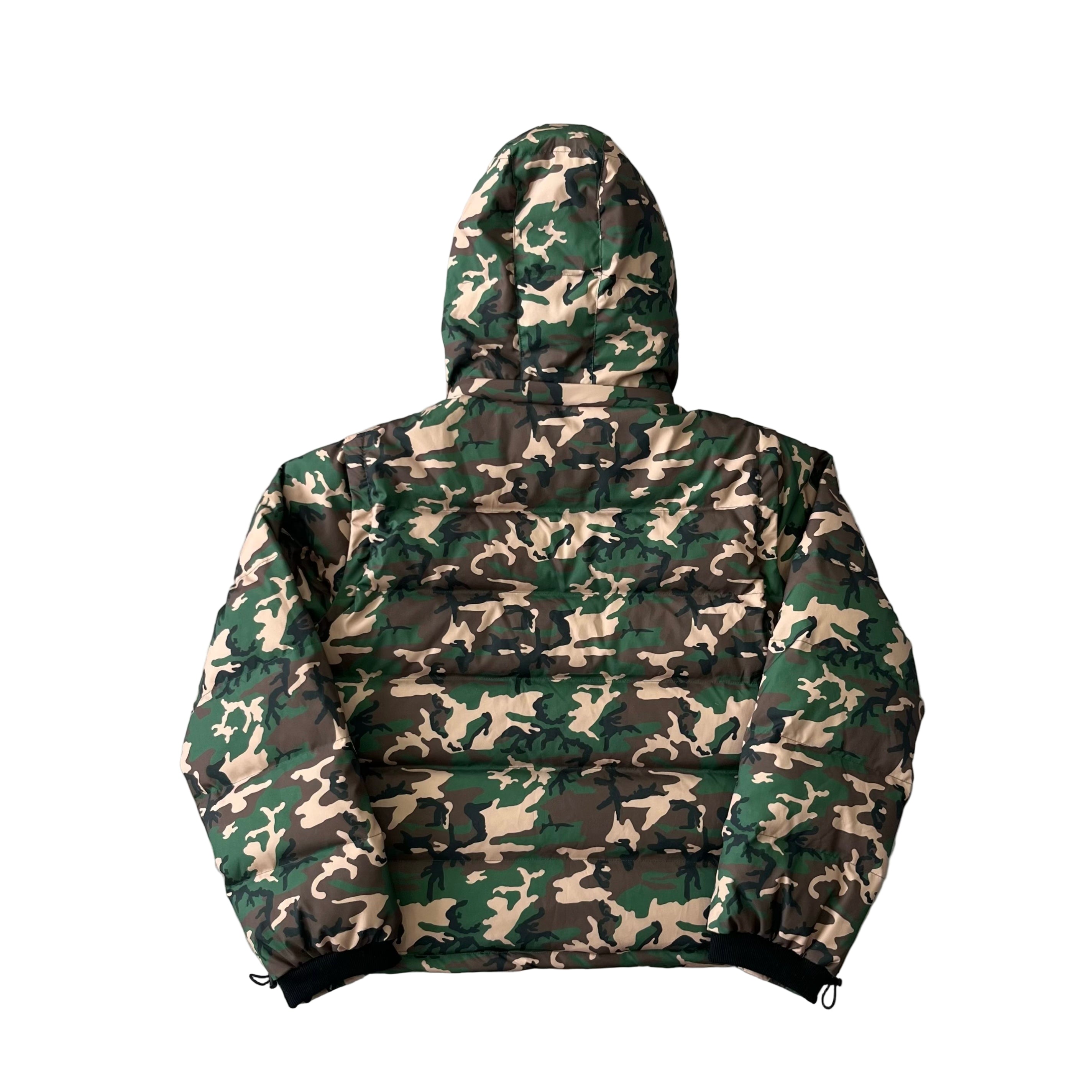 Corvidae Puffer Jacket | Black, White, Green Camo, Grey Camo