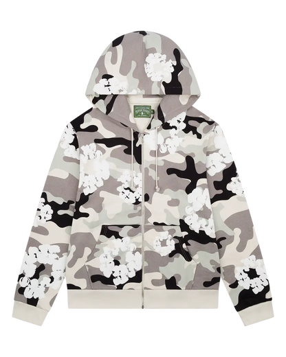 Denim Tears | Camo Cotton Wreath Zip Hoodie Denim Tears
