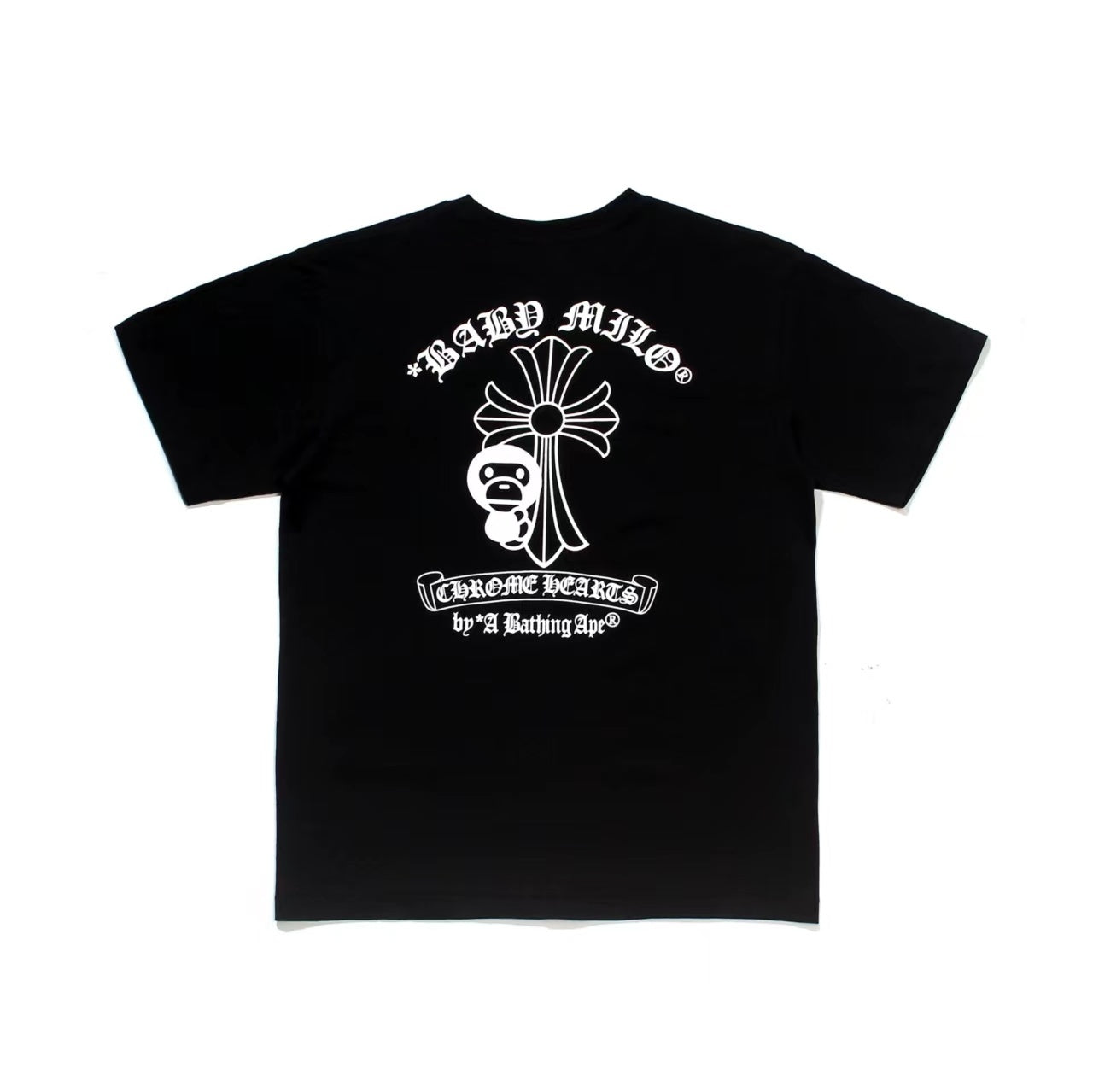 Chrome Hearts x BAPE | Black or White Graphic T-Shirt