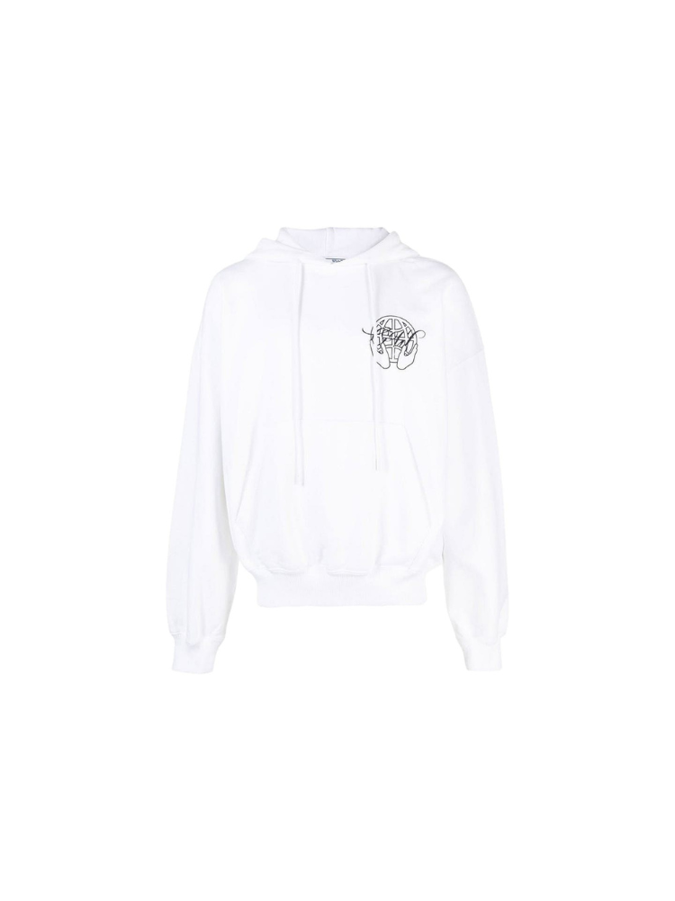 Off-White | Hand Arrow Boxy Hoodie | White