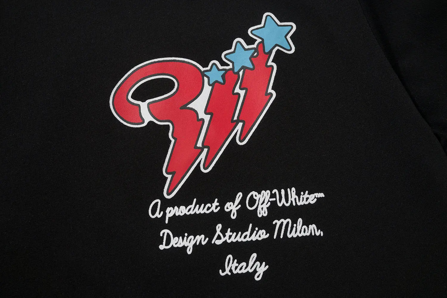 Off White | Retro Anime Graphic Tee | Red, White, or Two-Tone Off-White