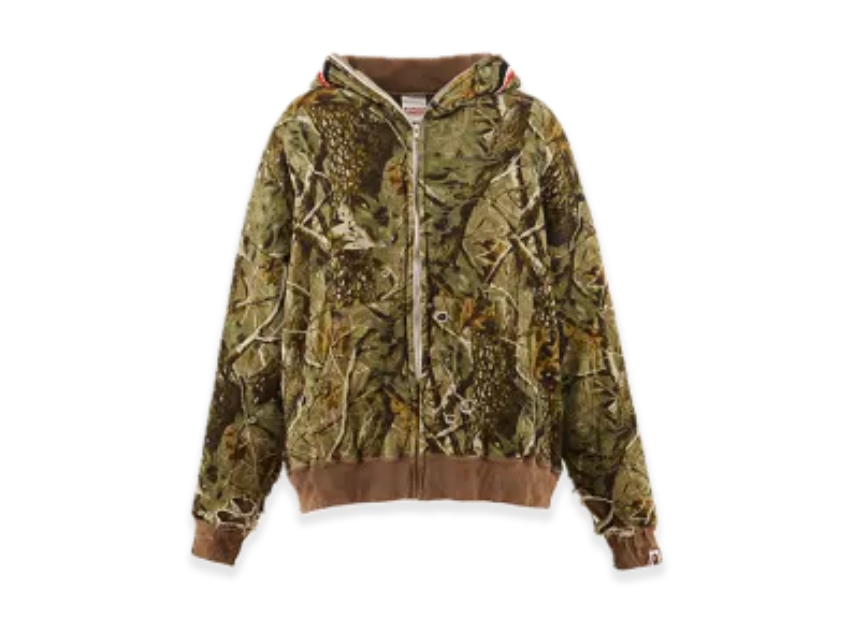 SAINT Mxxxxxx x A Bathing Ape (BAPE) | Camo Zip Hoodie