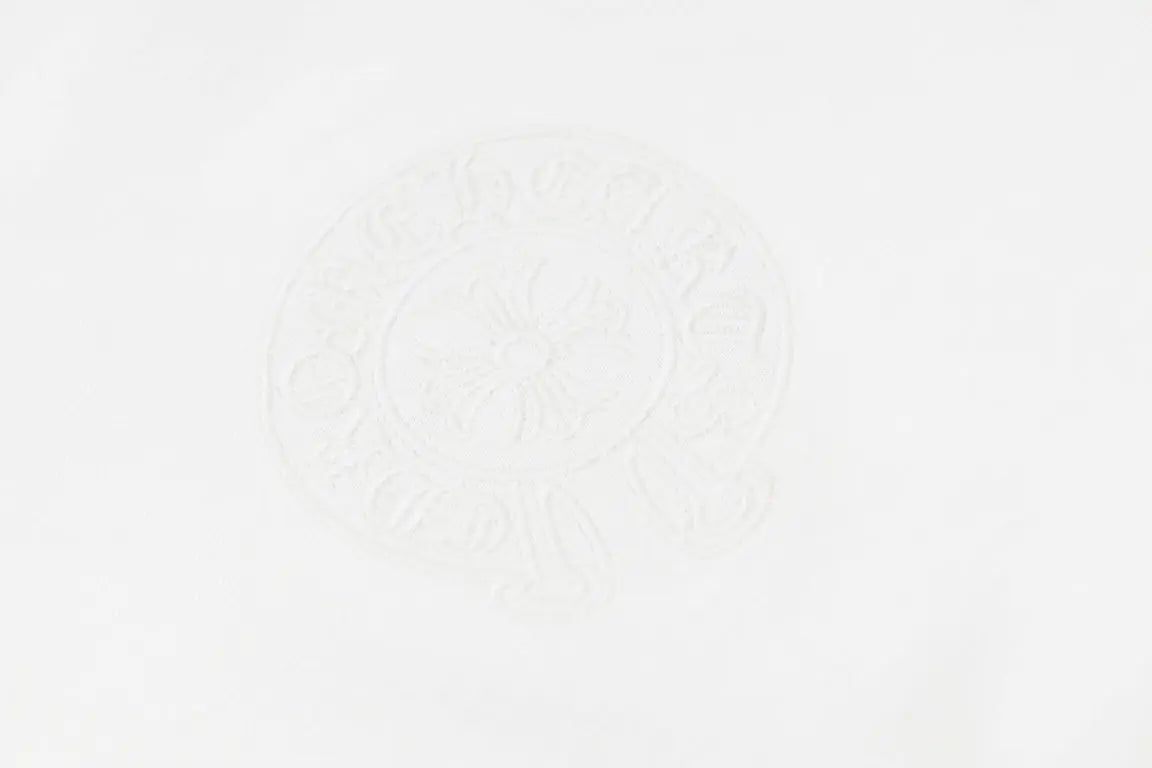 Chrome Hearts | Embossed Logo Tee | Black & White Chrome Hearts