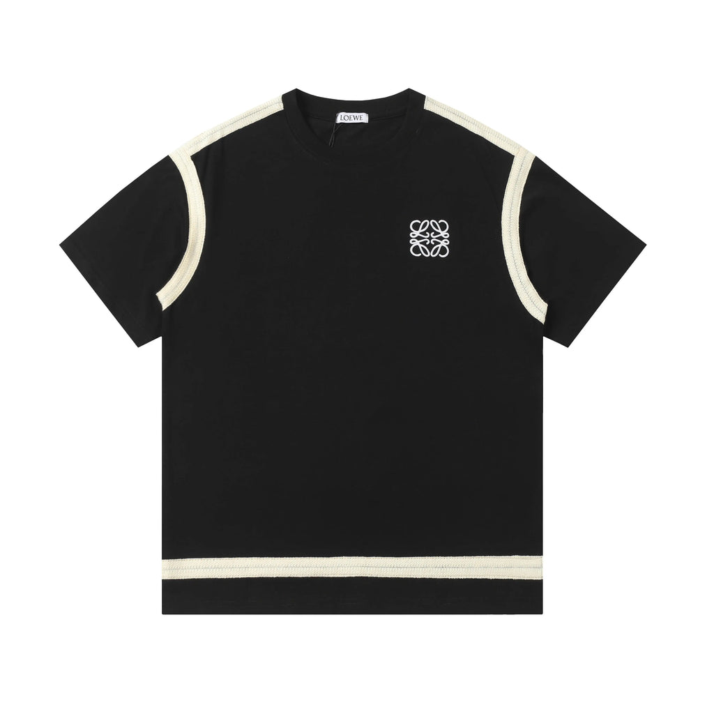Loewe | Black Anagram Patch Knit T-Shirt Loewe