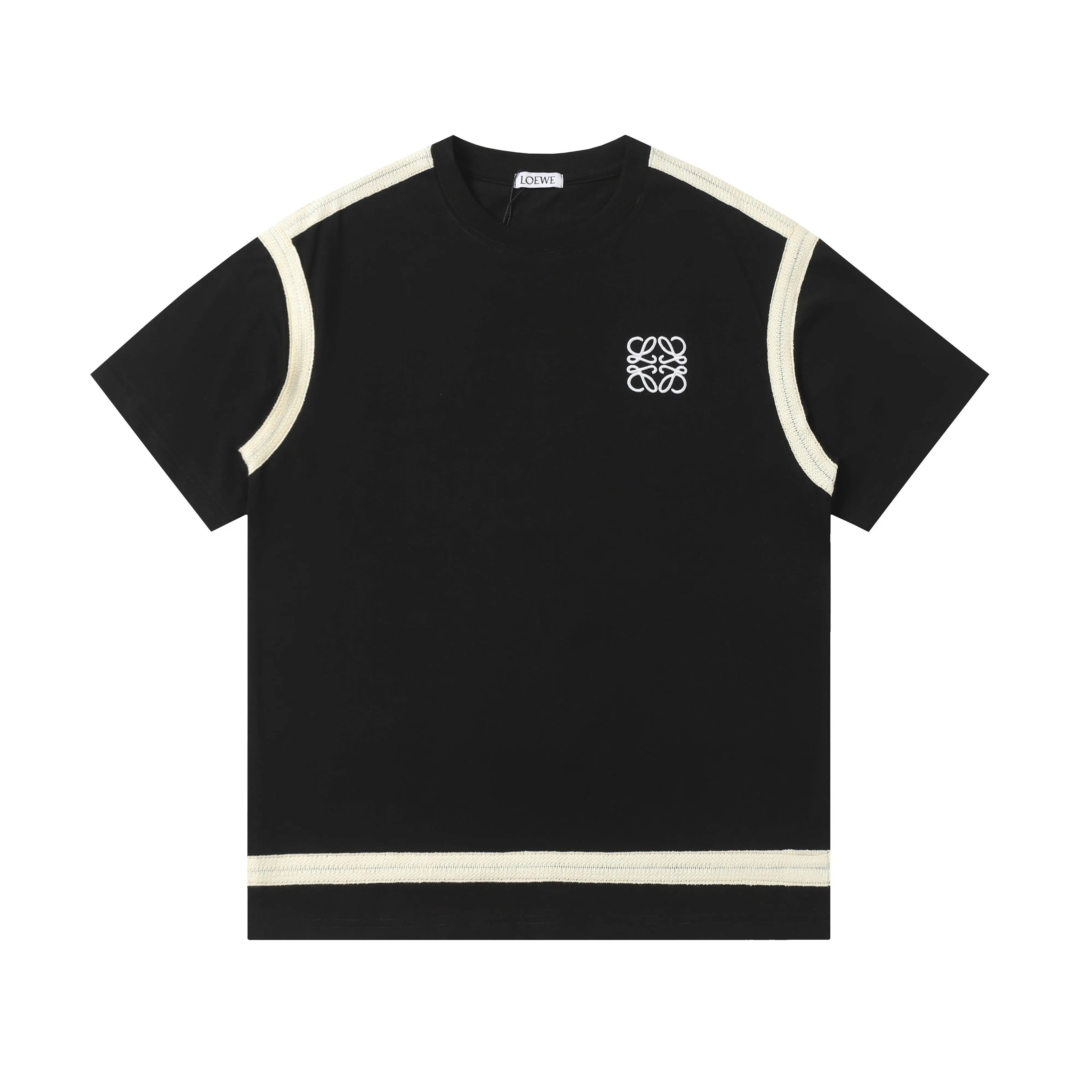 Loewe | Black Anagram Patch Knit T-Shirt Loewe
