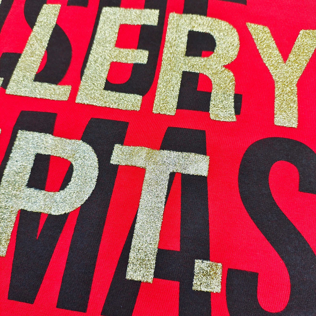 Gallery Dept. | Everlast J Logo Tee | Red Black Multi