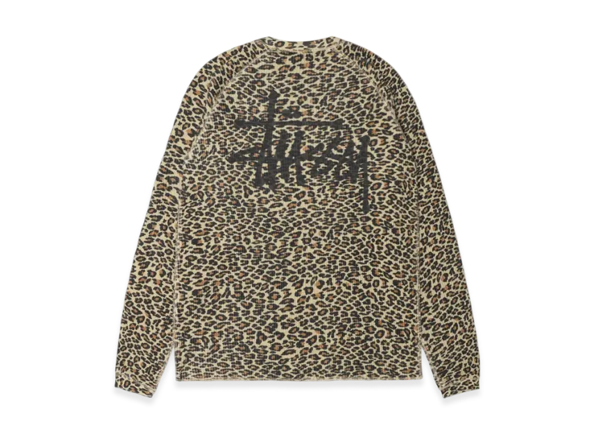 Stüssy | Basic Thermal Long Sleeve | Leopard