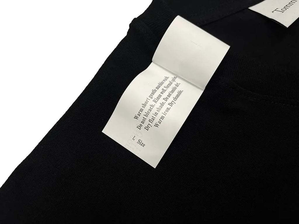 Maison Margiela x Tommy Cash MM6 Distressed Logo T-Shirt | Black Margiela
