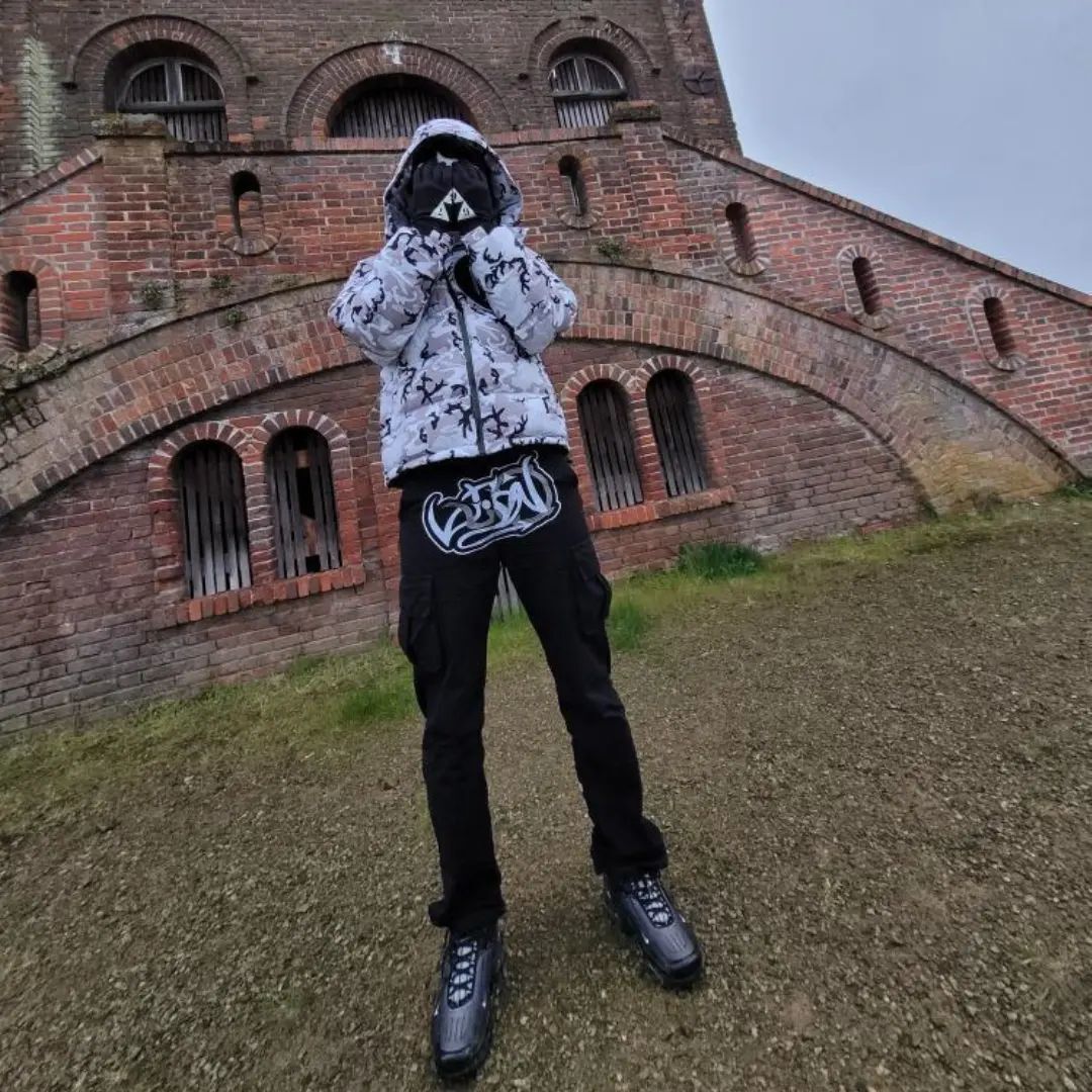 Corvidae Puffer Jacket | Black, White, Green Camo, Grey Camo