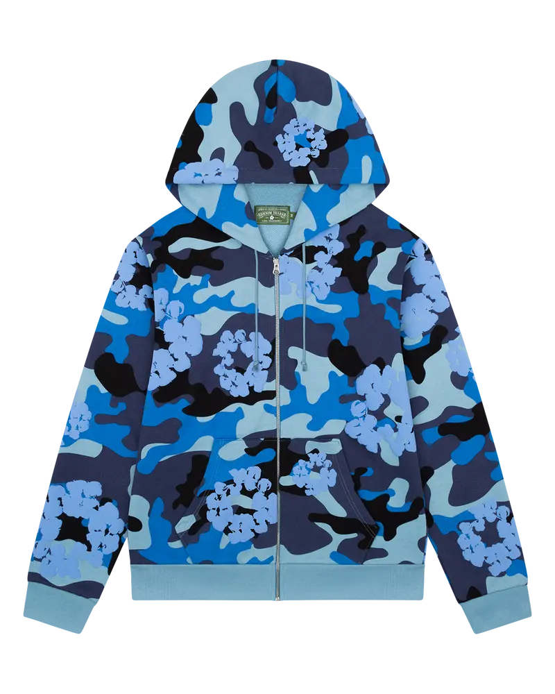 Denim Tears | Camo Cotton Wreath Zip Hoodie Denim Tears