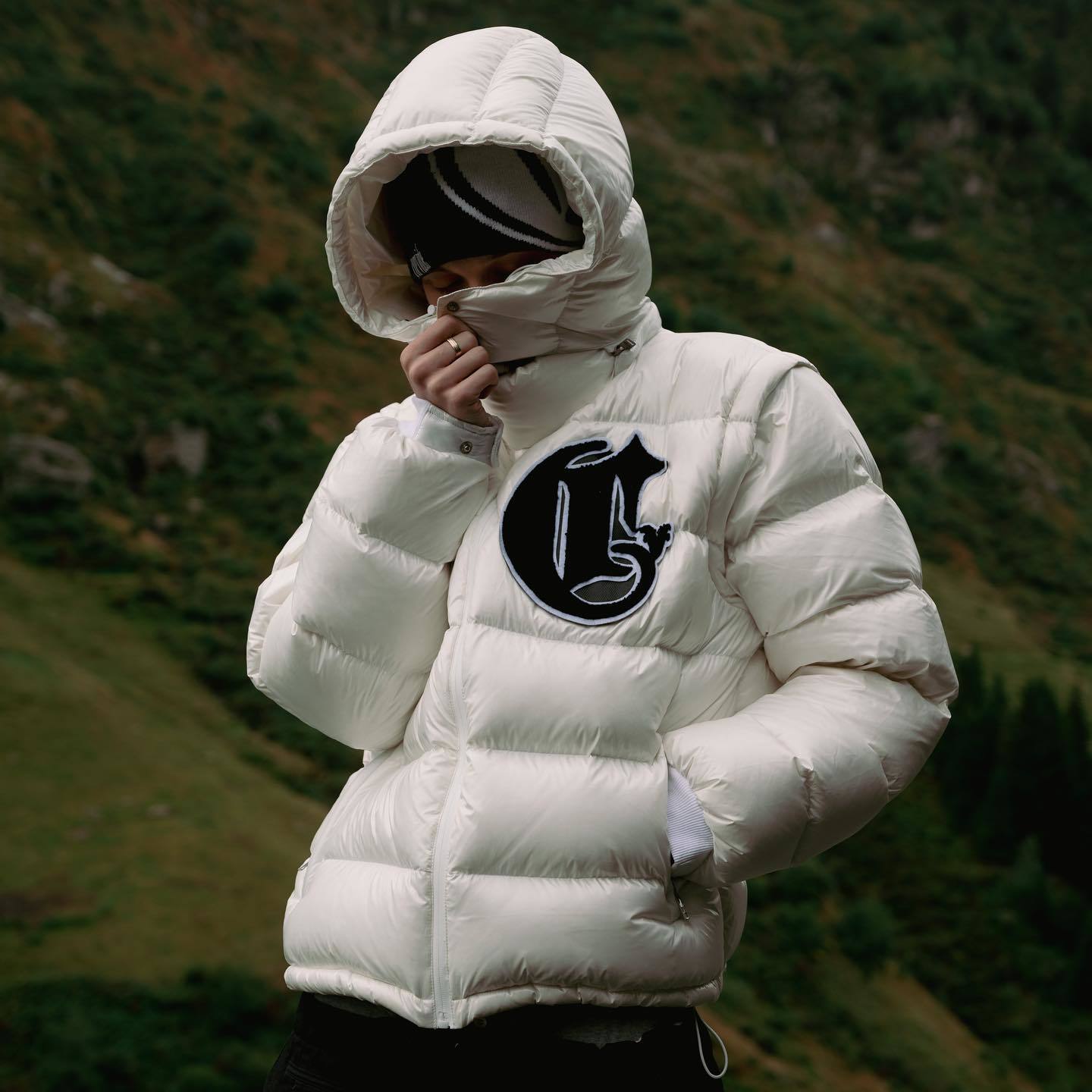 Corvidae Puffer Jacket | Black, White, Green Camo, Grey Camo