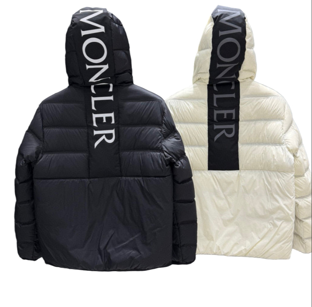 Moncler | Down Puffer Jacket | Black & Off-White