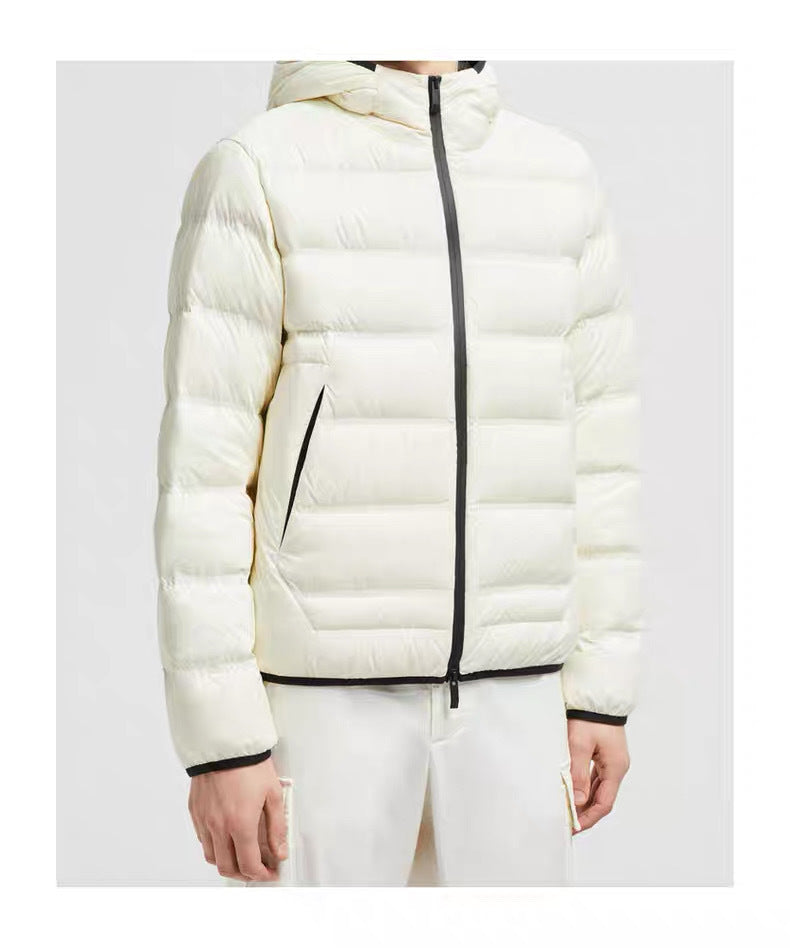 Moncler | Down Puffer Jacket | Black & Off-White