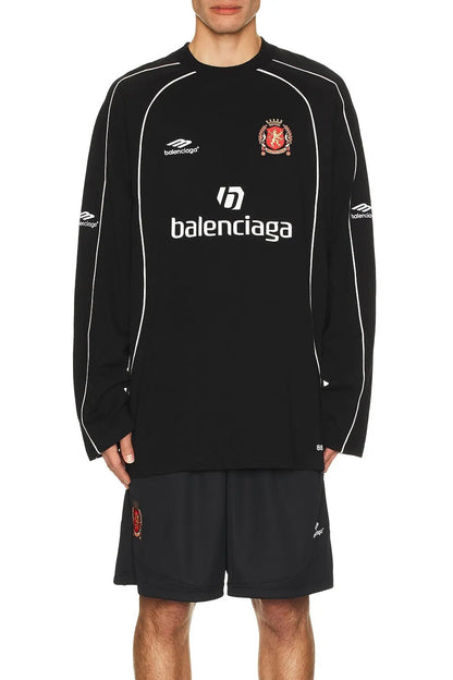 Balenciaga | Black Motorsport Long Sleeve Shirt Balenciaga