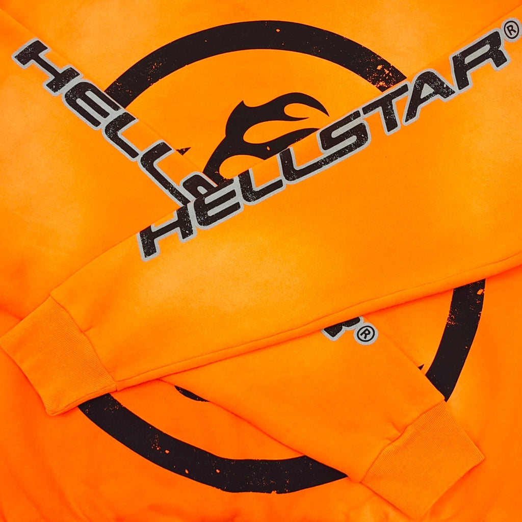 Hellstar | Orange Flame Logo Hoodie