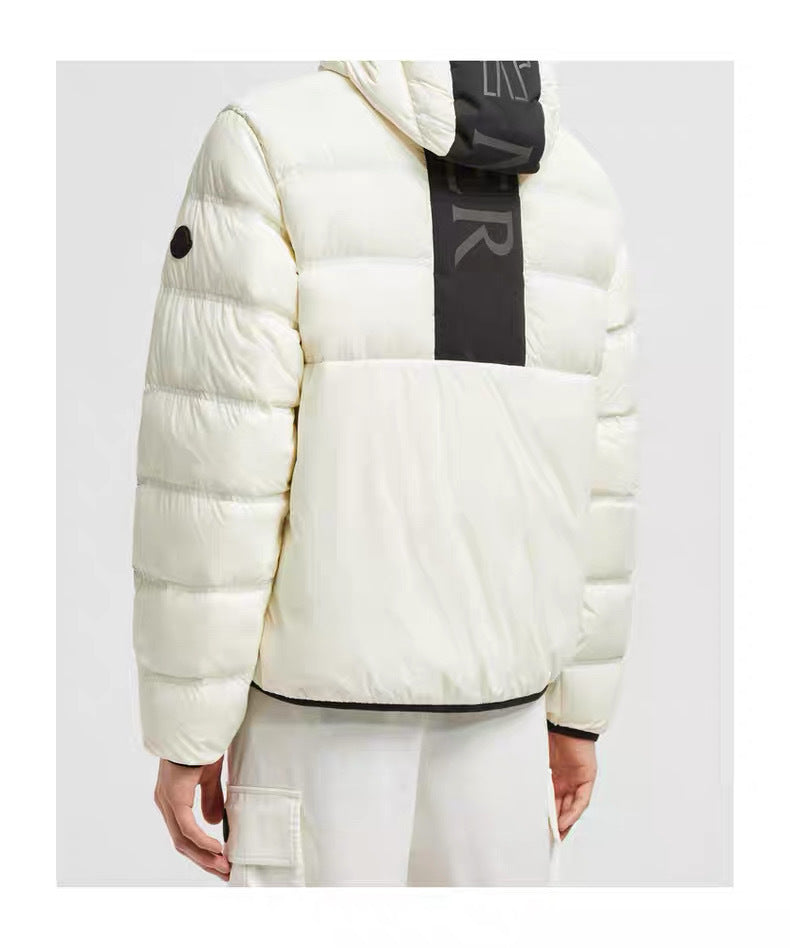 Moncler | Down Puffer Jacket | Black & Off-White