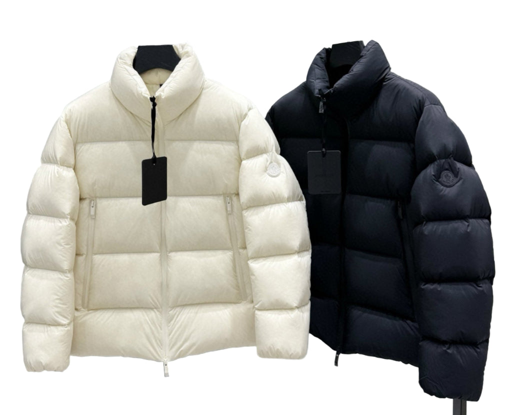 Moncler | Classic Down Puffer Jacket | Black & Ivory