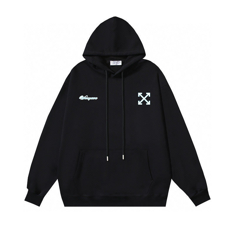 Off-White | Arrow Back Hoodie | Black & White