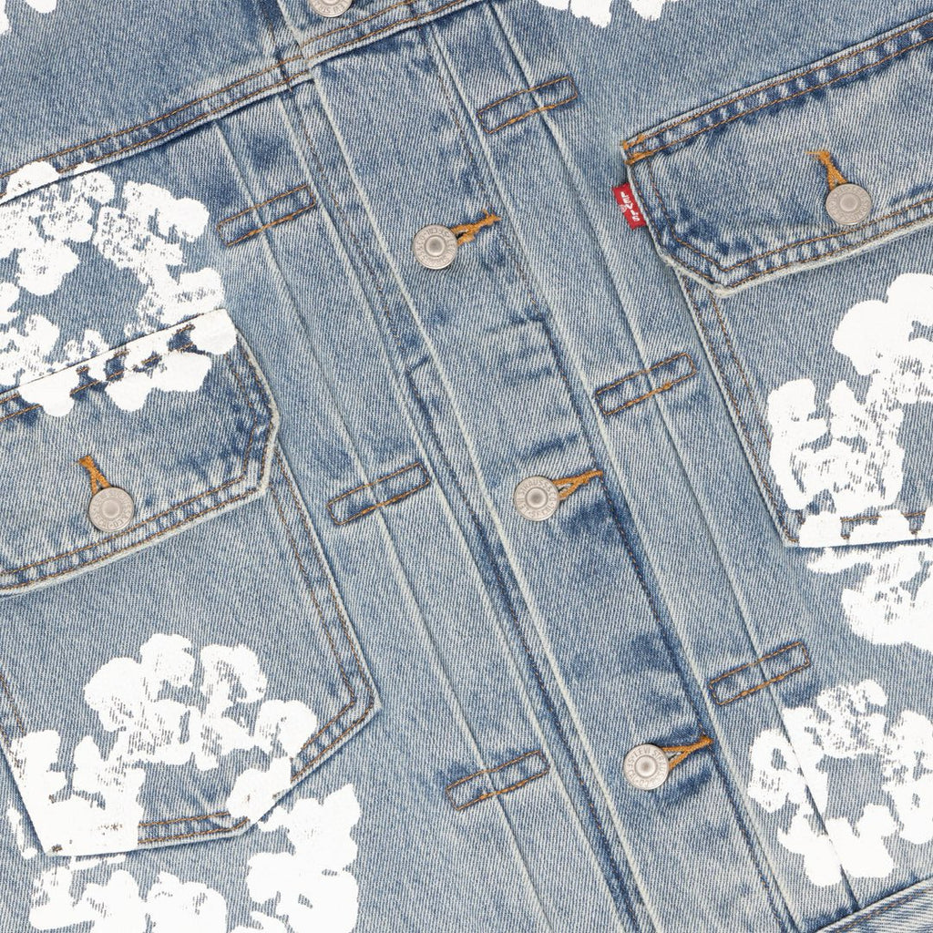 Denim Tears | Cotton Wreath Denim Jacket | Multiple Washes