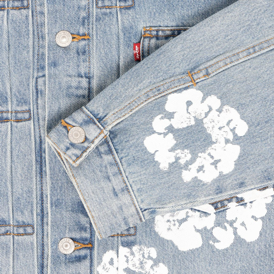 Denim Tears | Cotton Wreath Denim Jacket | Multiple Washes