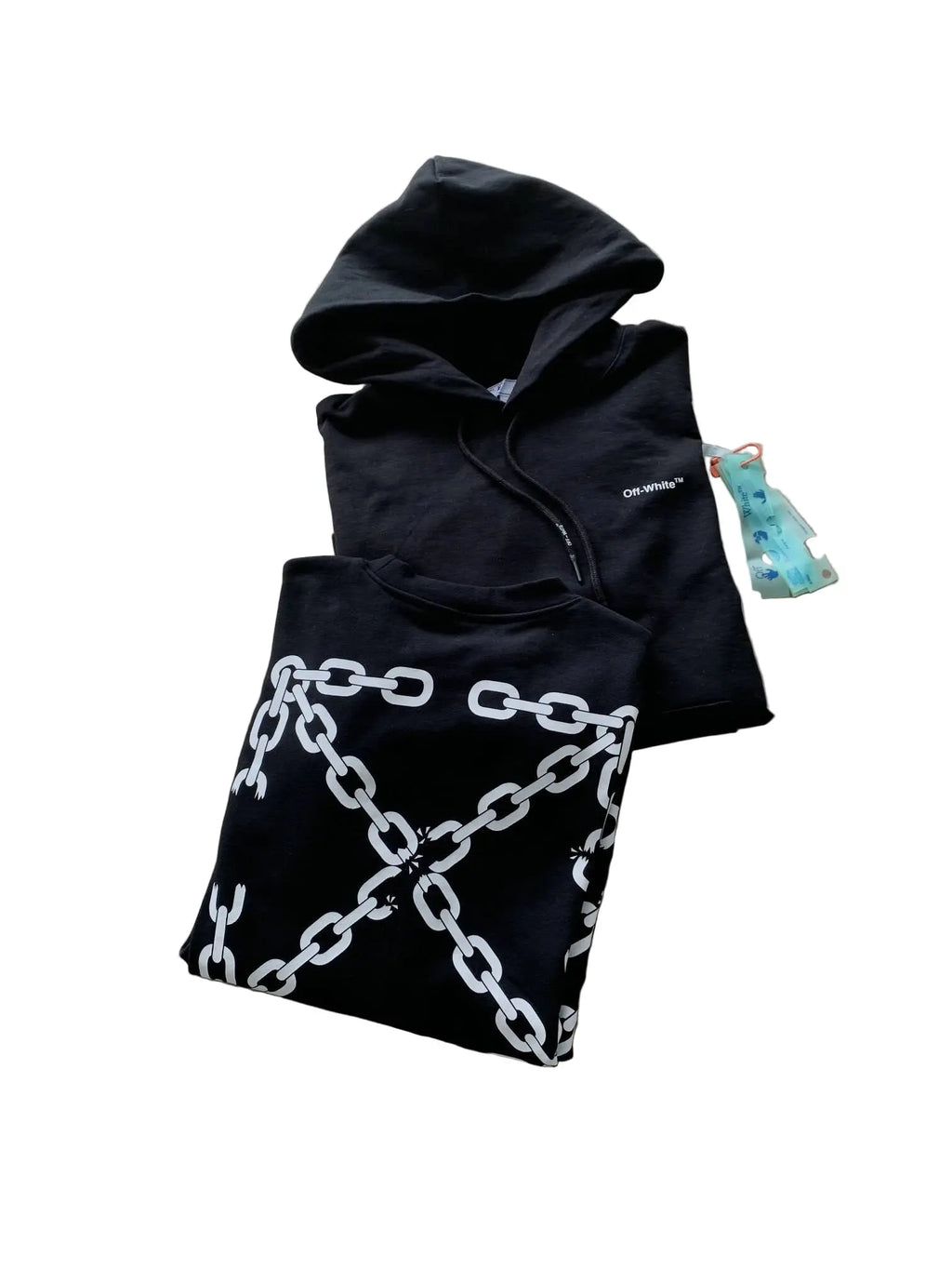 Off-White | Chain Link Arrow Hoodie & Crewneck Black Off-White