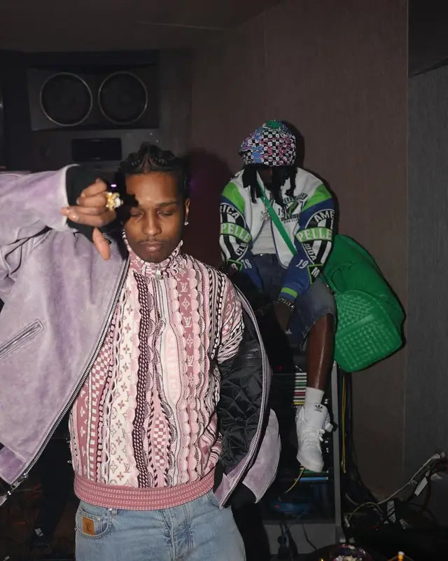 Supreme x Vanson Leathers | Worn Leather Jacket | Purple