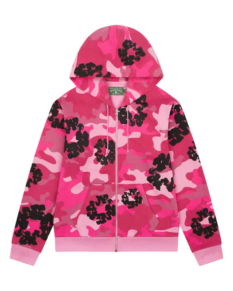 Denim Tears | Camo Cotton Wreath Zip Hoodie Denim Tears