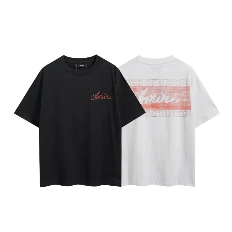 Amiri | Signature Script Logo Tee – Black or White Amiri