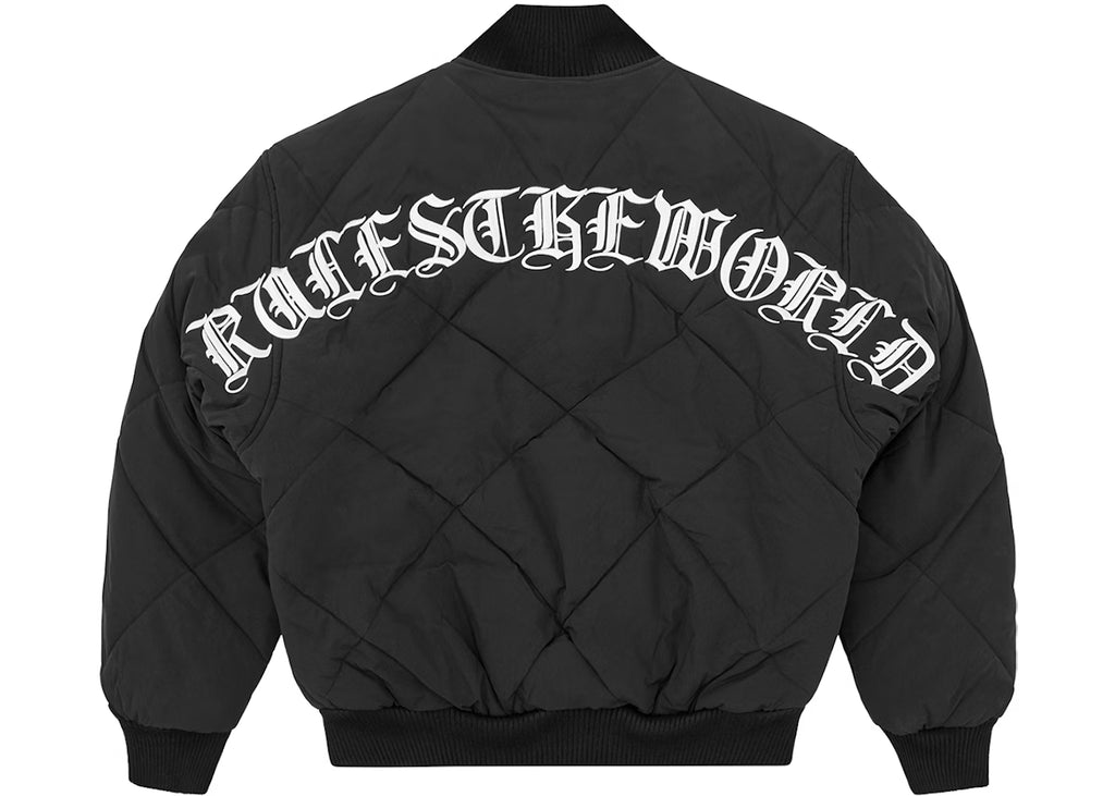 Corteiz | Quilted Bomber Jacket | Black | Streetwear Essential corteiz