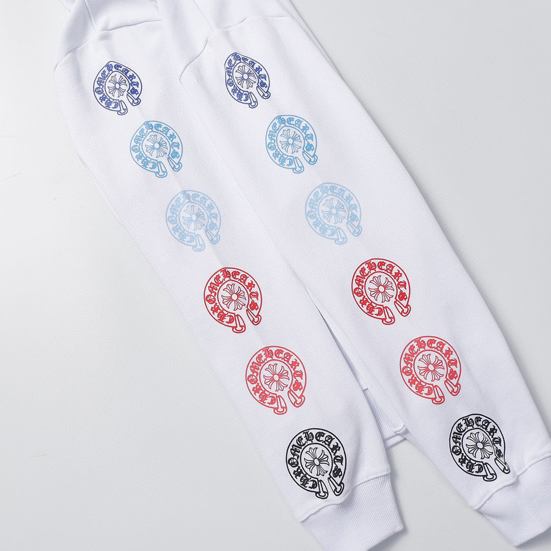 Chrome Hearts | Horseshoe Logo Zip Hoodie in Black or White