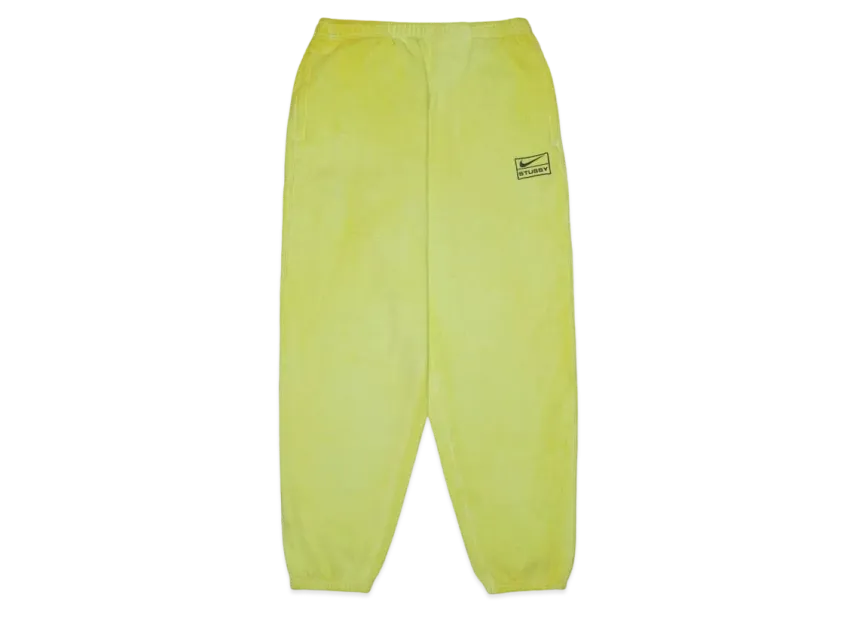 Stüssy x Nike NRG | Washed Fleece Pants | Yellow