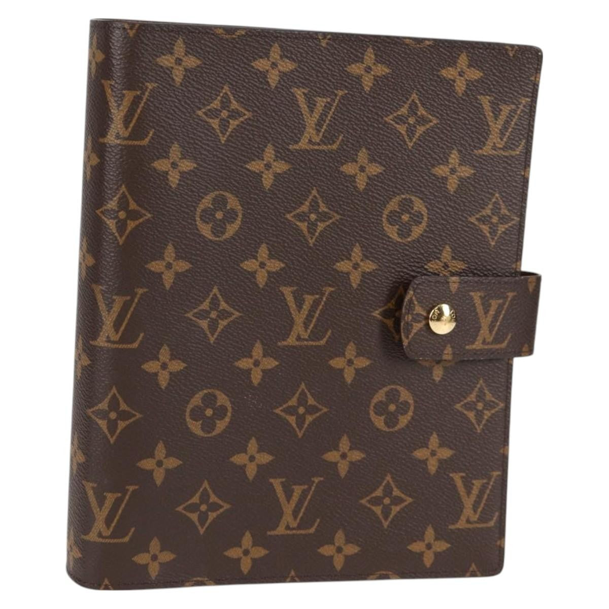 Louis Vuitton Monogram Canvas Large Ring Agenda Cover (GM / ~9.1″) – Monogram