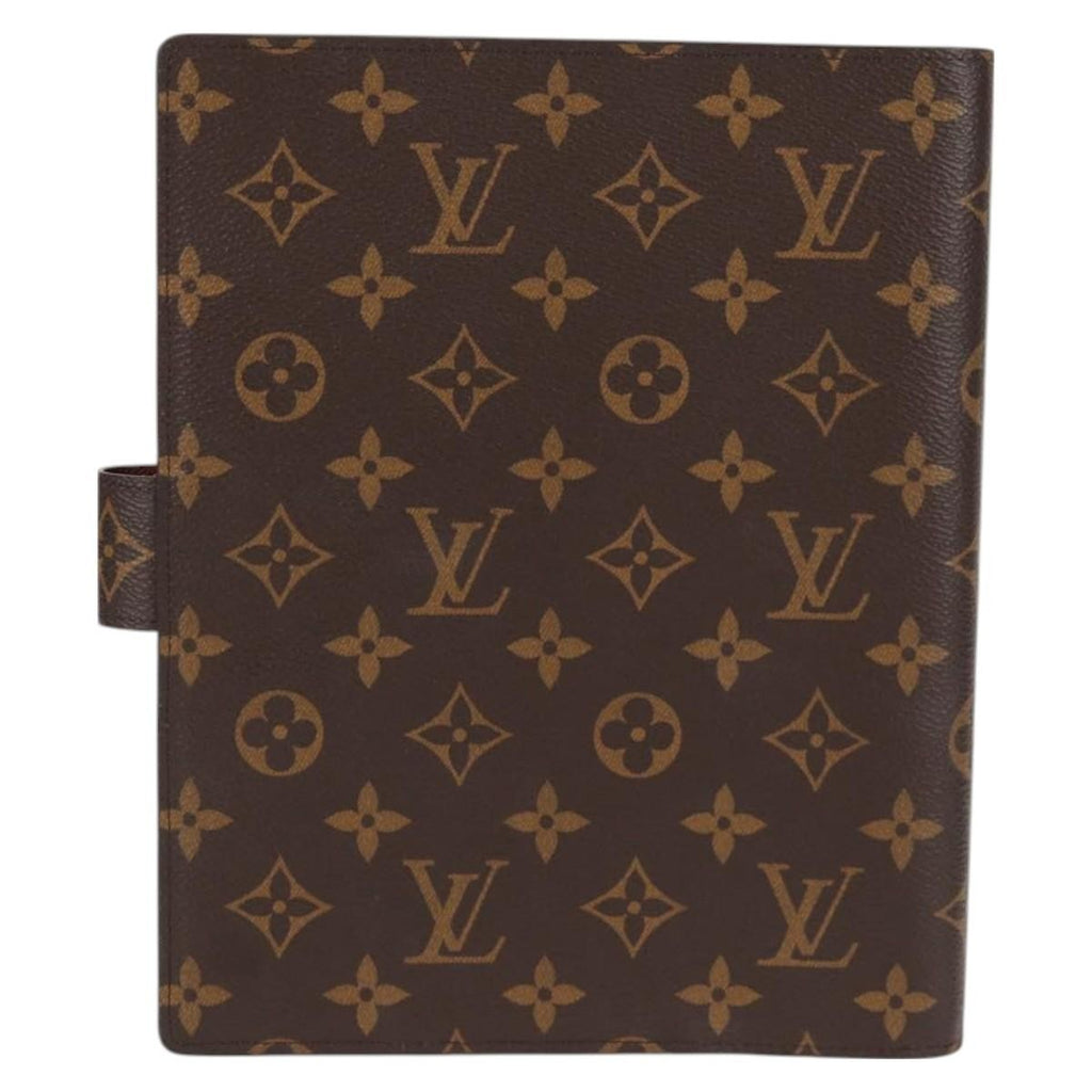 Louis Vuitton Monogram Canvas Large Ring Agenda Cover (GM / ~9.1″) – Monogram