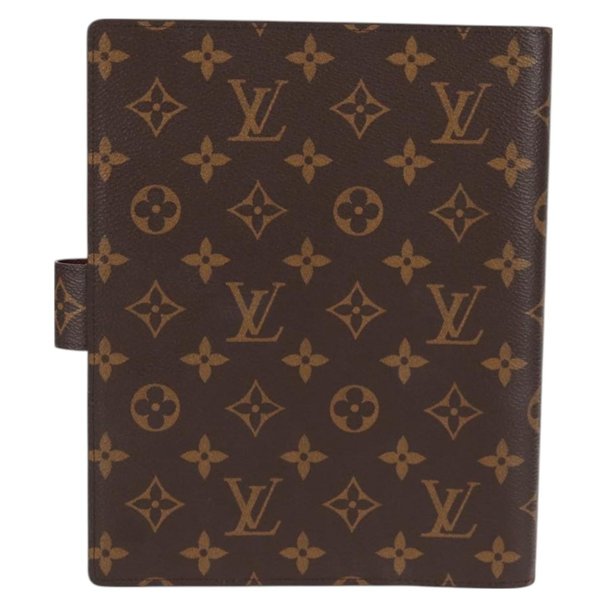 Louis Vuitton Monogram Canvas Large Ring Agenda Cover (GM / ~9.1″) – Monogram