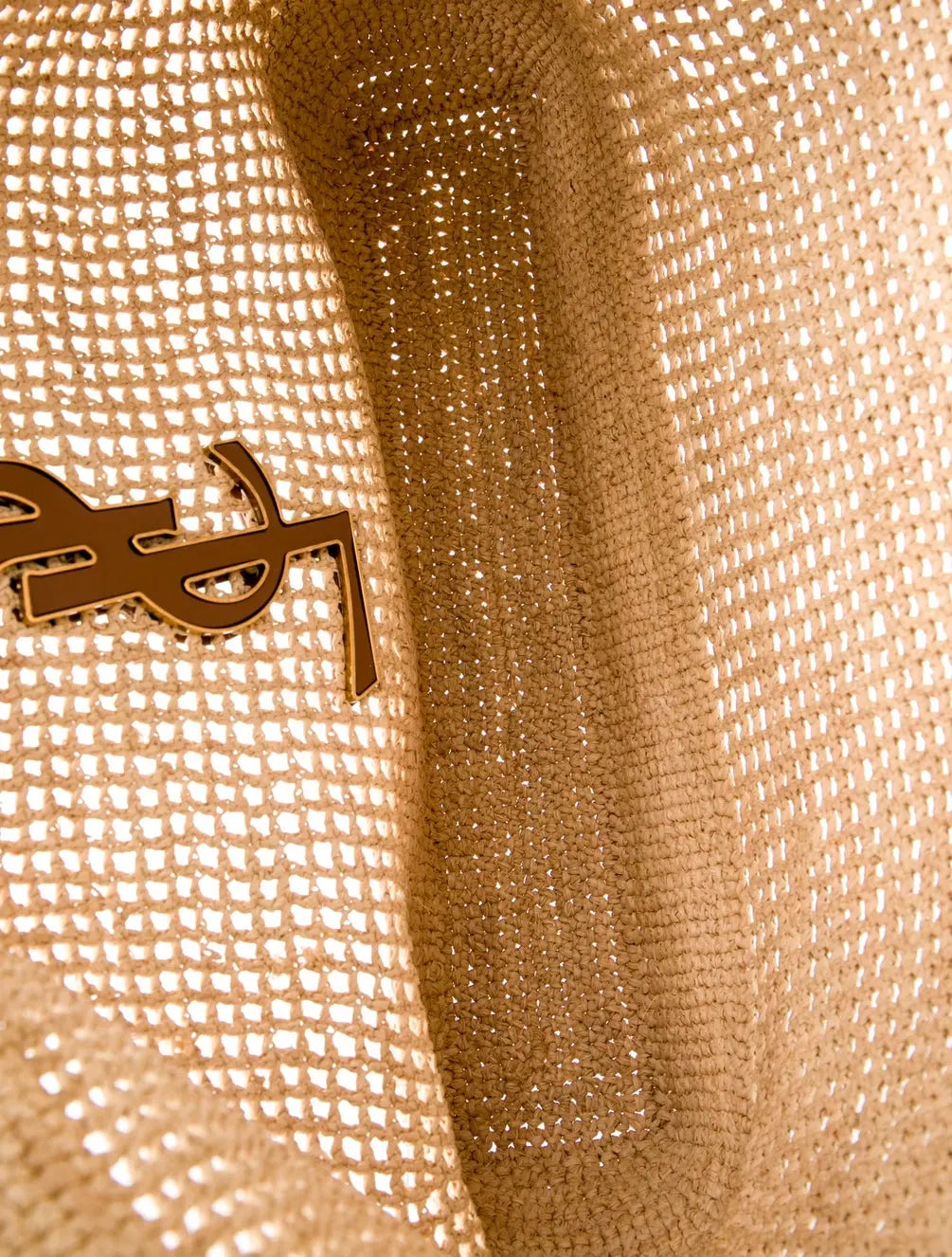 Icare Raffia Maxi Shopping Tote YSL