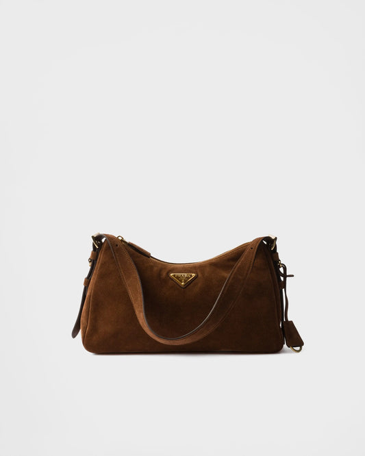 Prada | Aimée Medium Suede Shoulder Bag Prada