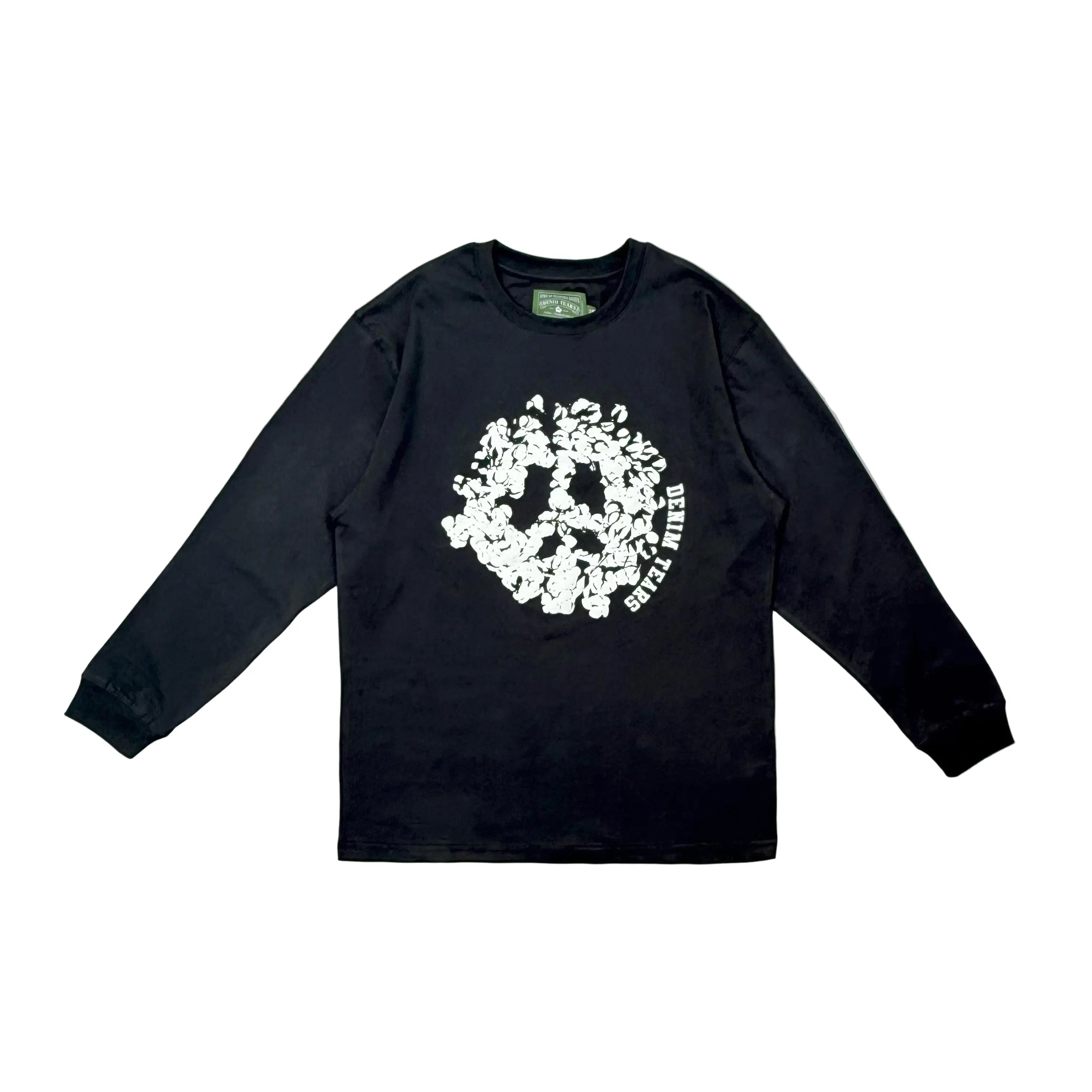Chrome Hearts | Cross Logo Long Sleeve Tee | Black Denim Tears
