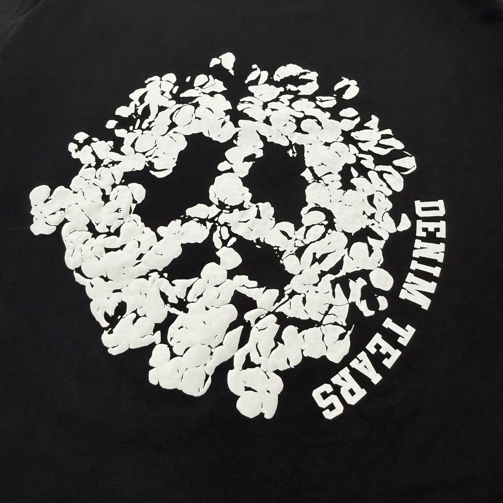 Chrome Hearts | Cross Logo Long Sleeve Tee | Black Denim Tears