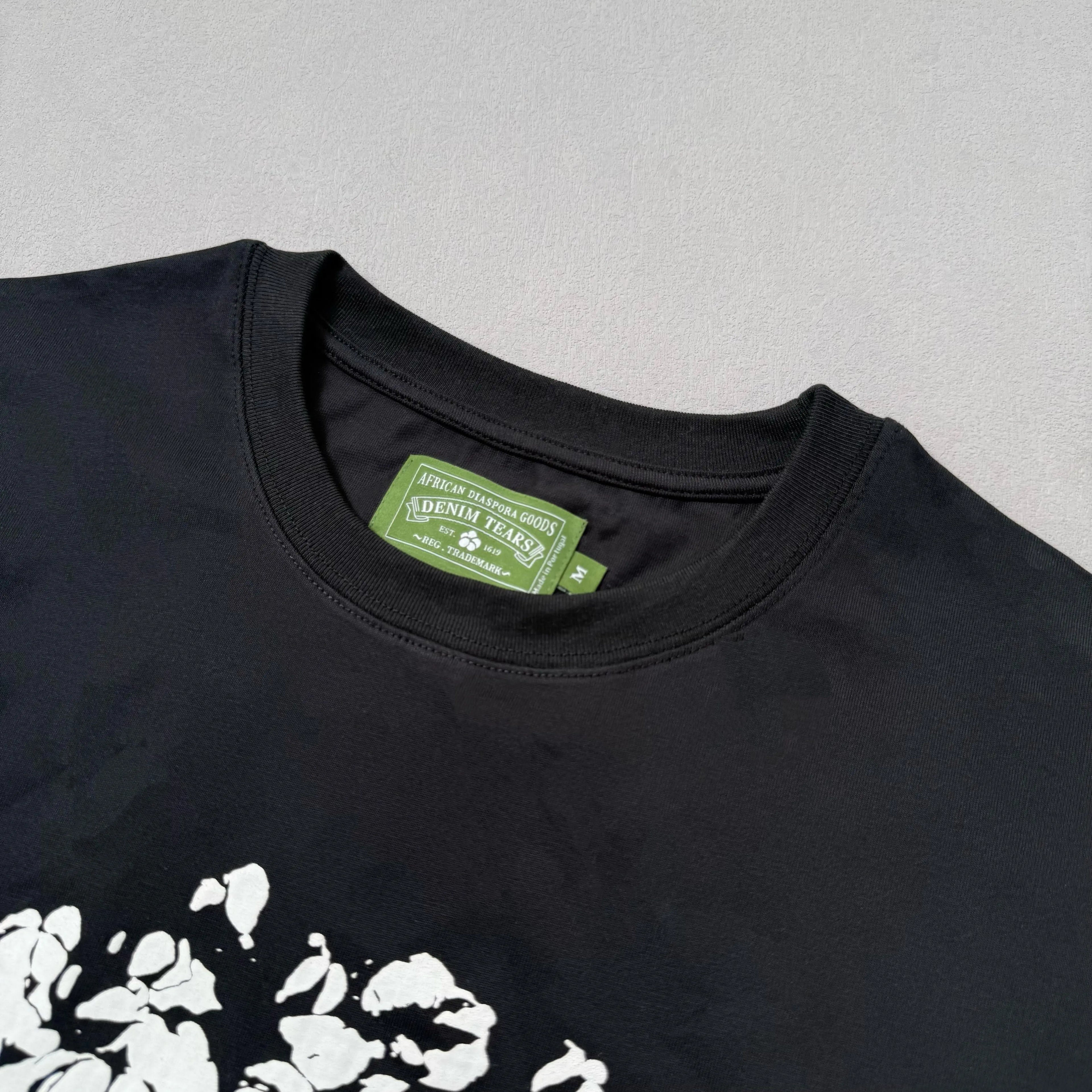 Chrome Hearts | Cross Logo Long Sleeve Tee | Black Denim Tears