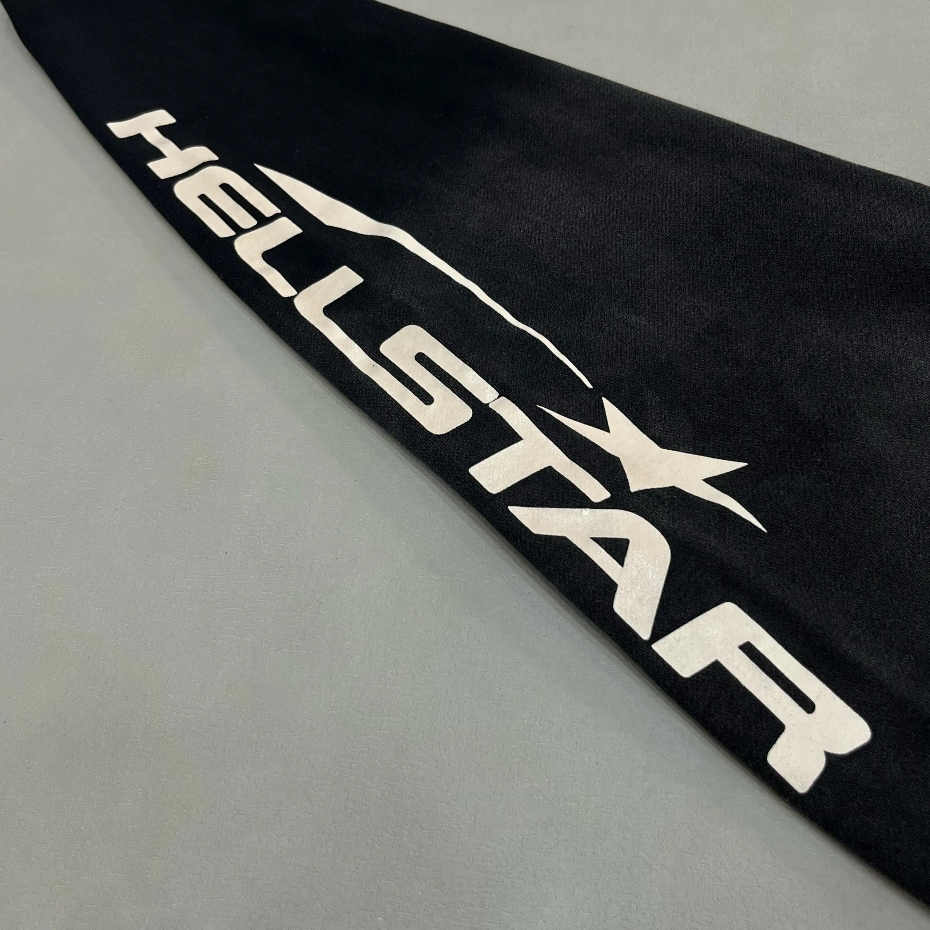 Sp5der | Logo Hoodie + Sweatpants Set | Black/White Hellstar