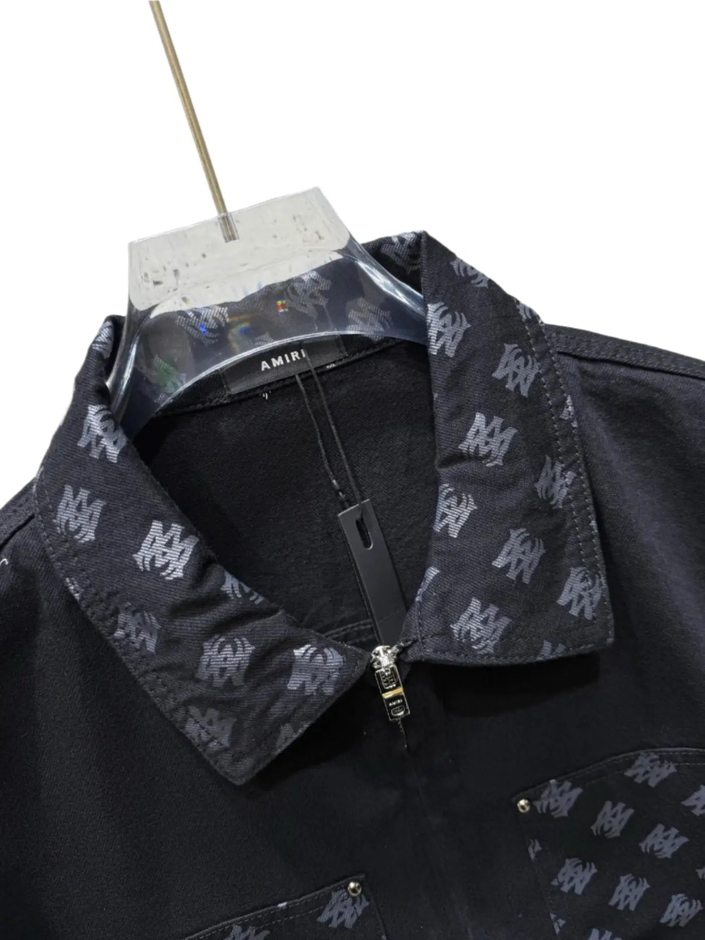 Amiri | Black MA Monogram Zip-Up Jacket Amiri