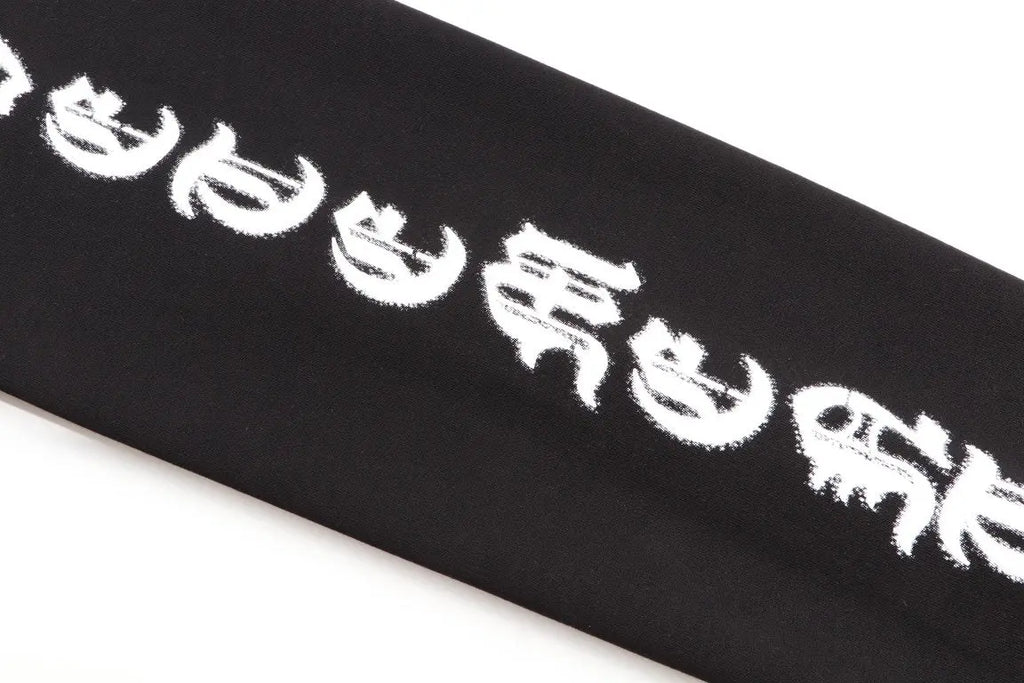 Vetements | Anarchy Logo Oversized Hoodie | Black & White Vetements